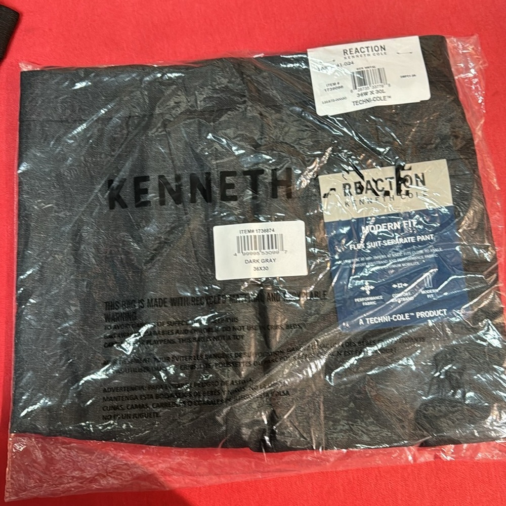 Kenneth Cole Men’s moder fit  flex suit separate pants nwt - Picture 3 of 10
